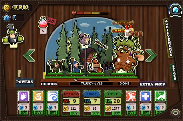 Изображение игры: Tap Heroes