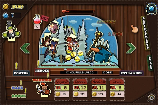 Изображение игры: Tap Heroes