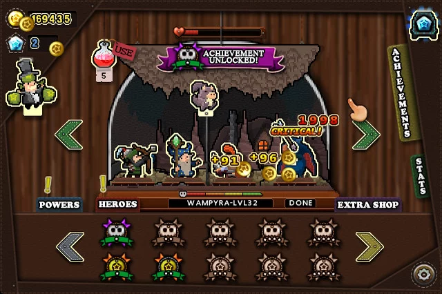 Изображение игры: Tap Heroes