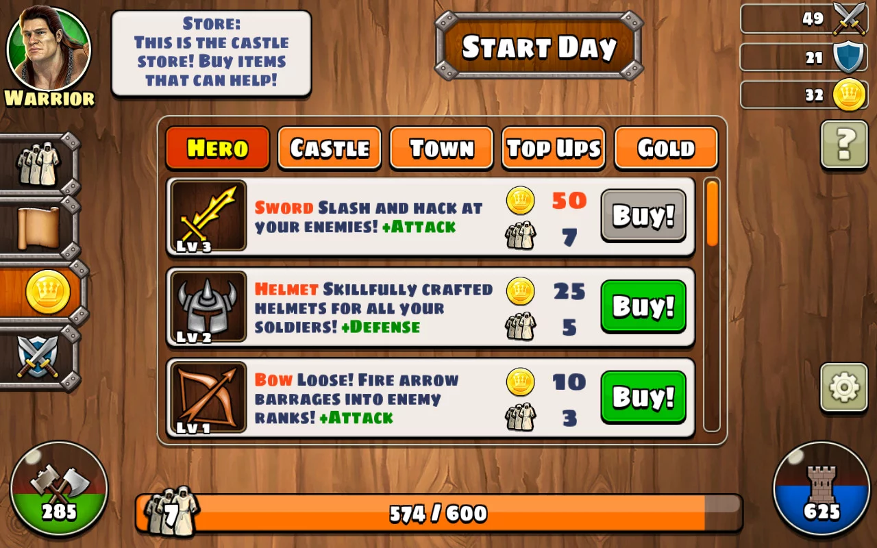 Изображение игры: Age of Castles: Warlords