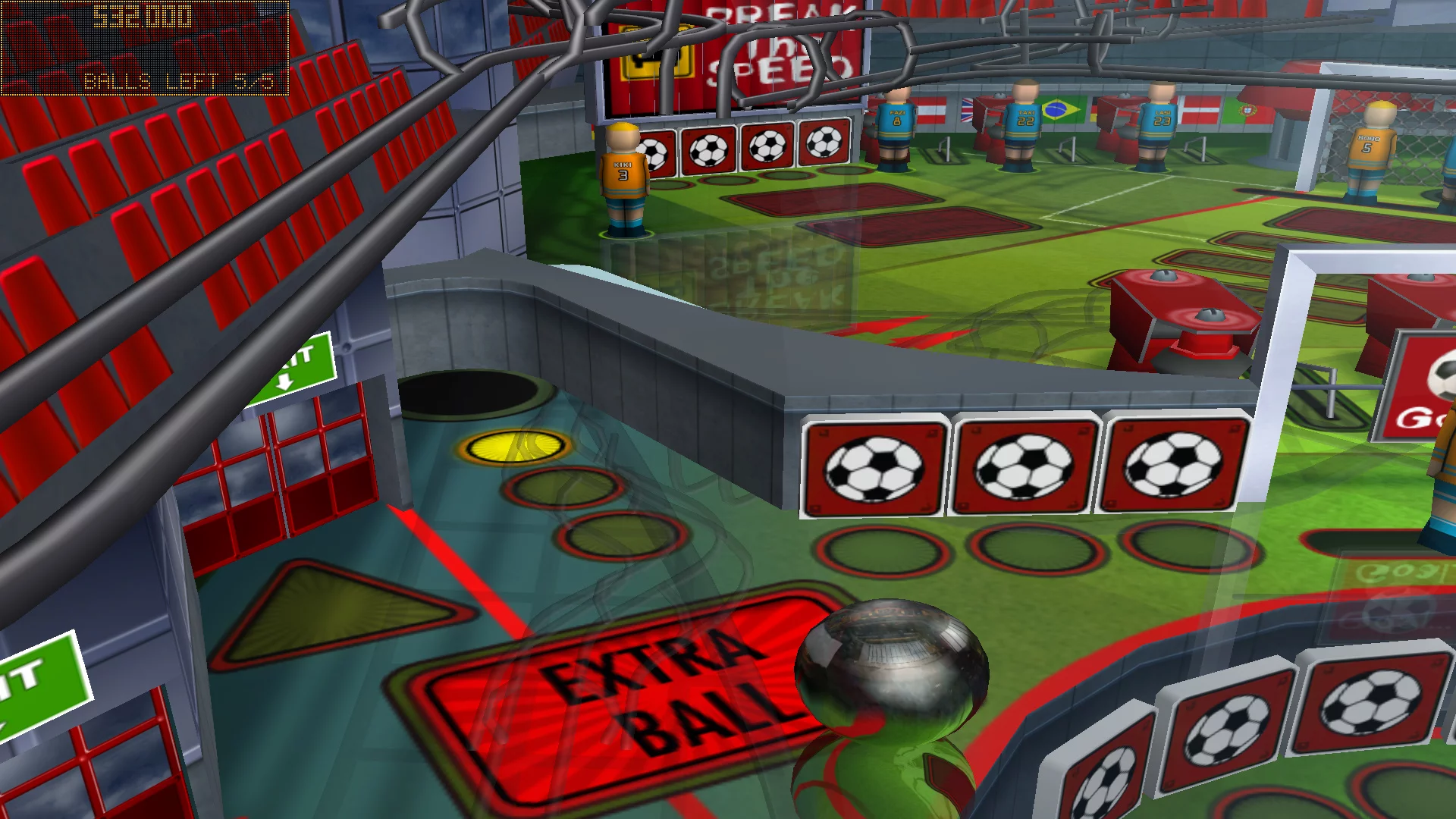 Изображение игры: Soccer Pinball Thrills