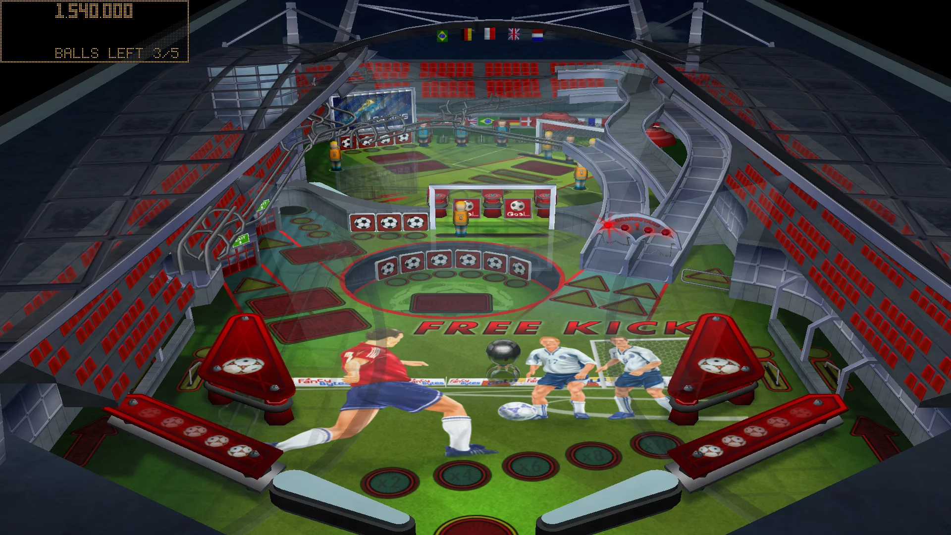 Изображение игры: Soccer Pinball Thrills