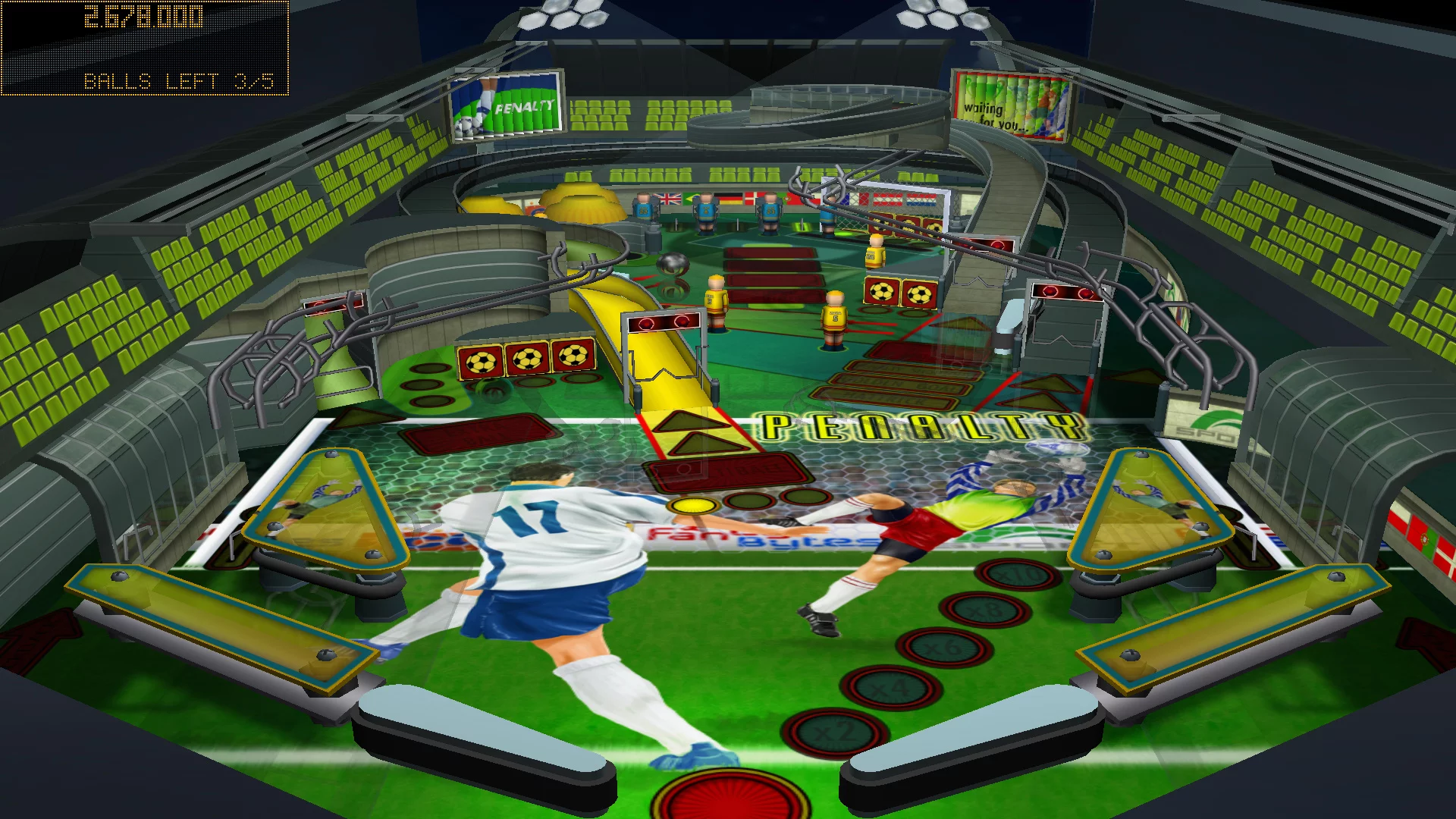Изображение игры: Soccer Pinball Thrills