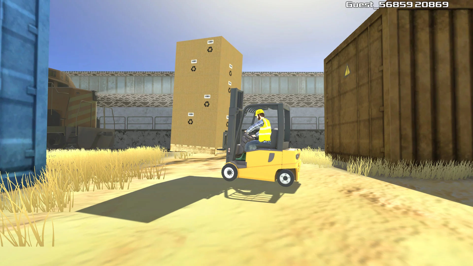 Изображение игры: Fork Truck Challenge