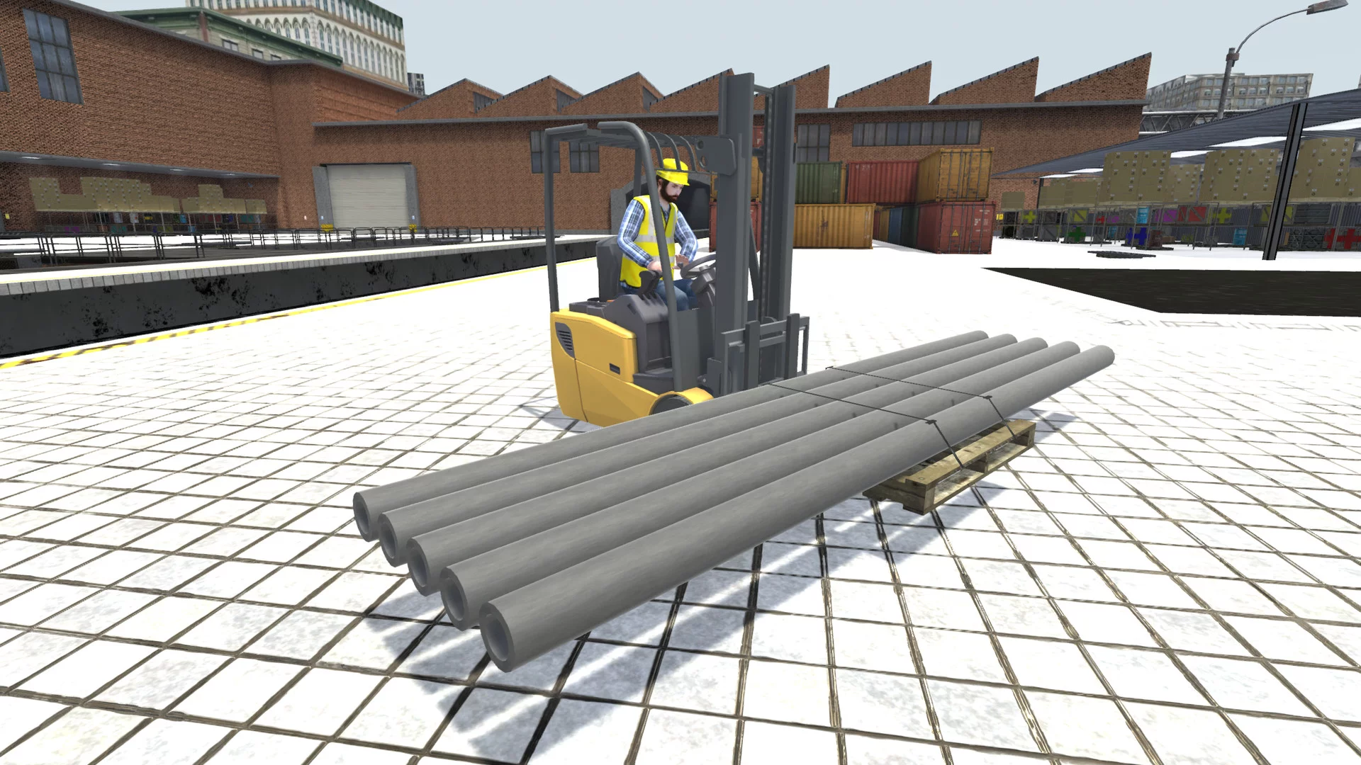 Изображение игры: Fork Truck Challenge