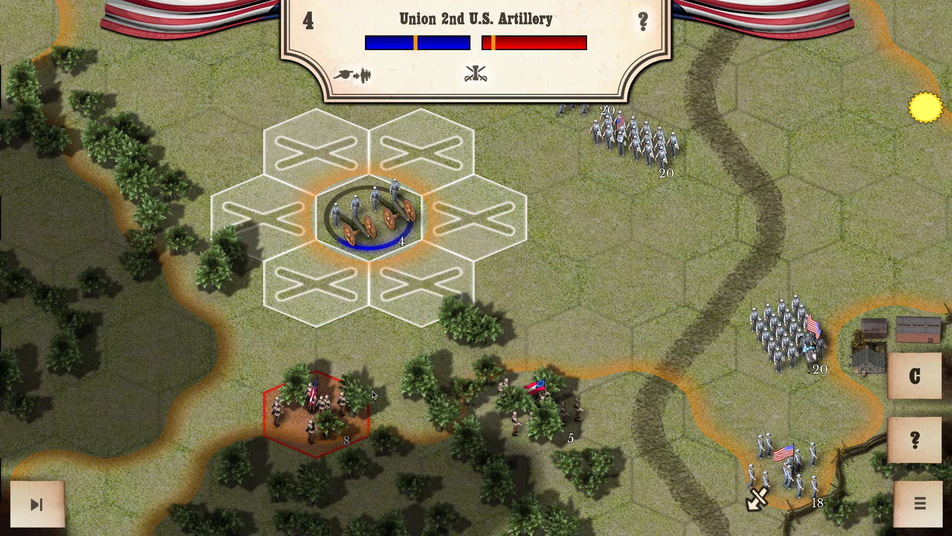 Изображение игры: Civil War: Bull Run 1861