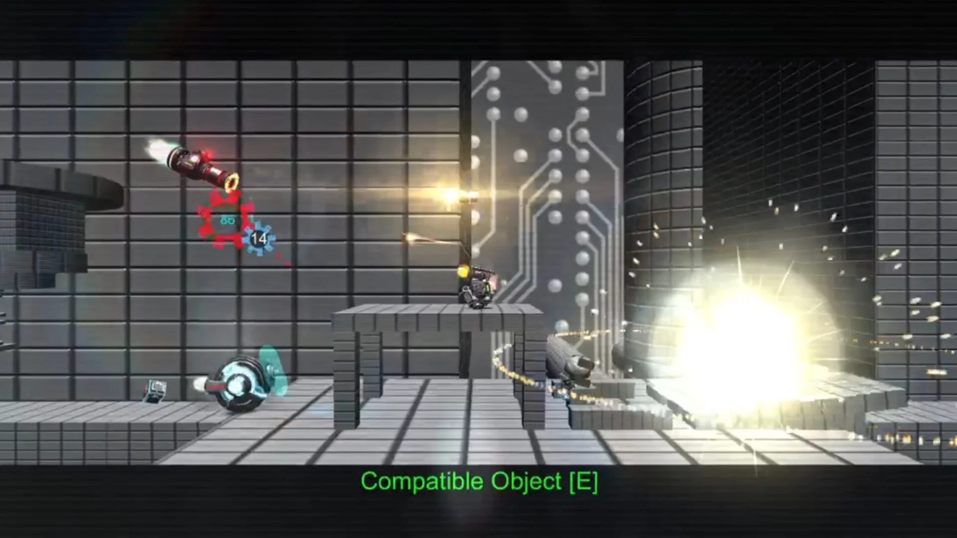 Изображение игры: CortexGear: AngryDroids