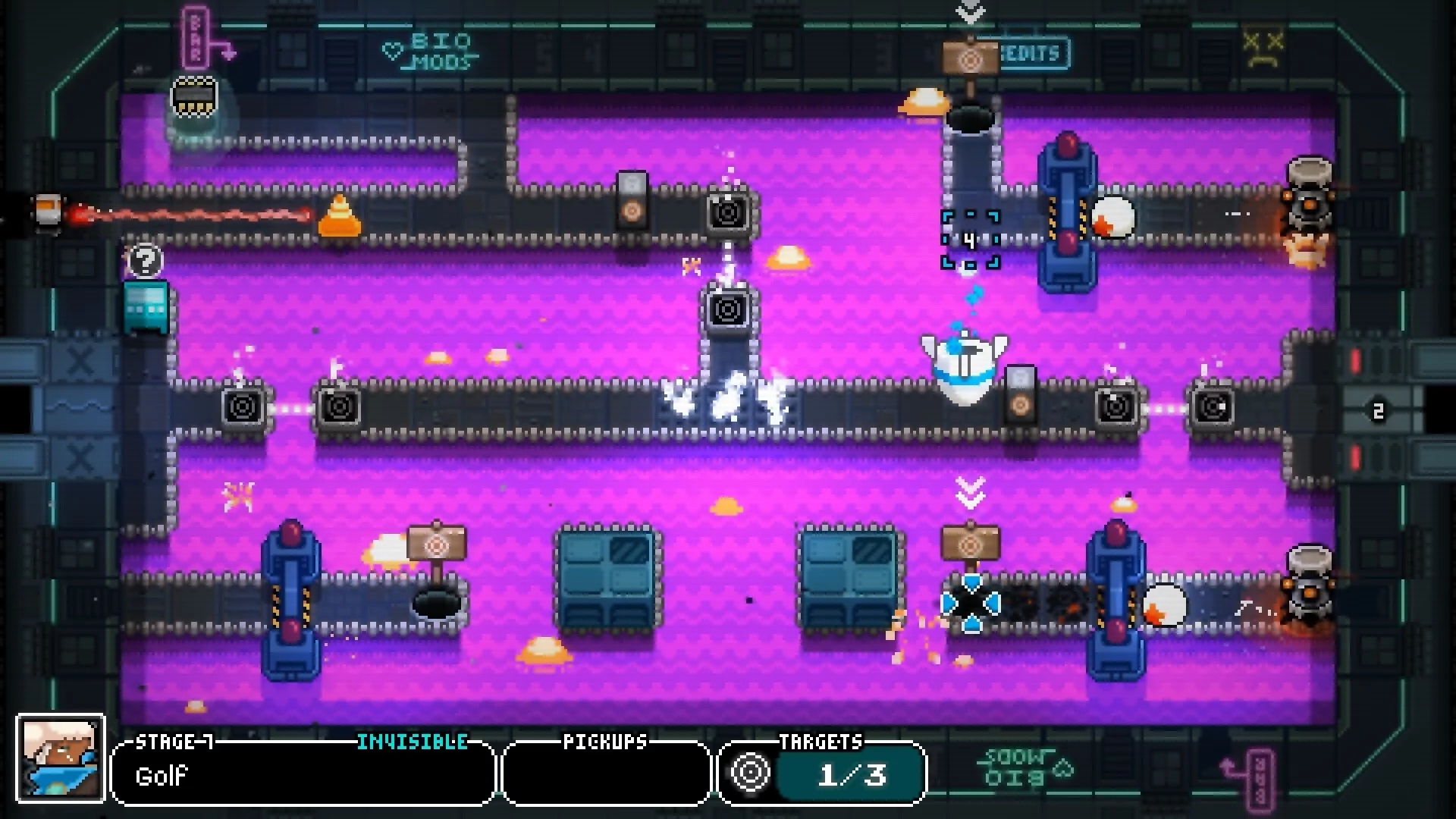 Изображение игры: Invisigun Reloaded
