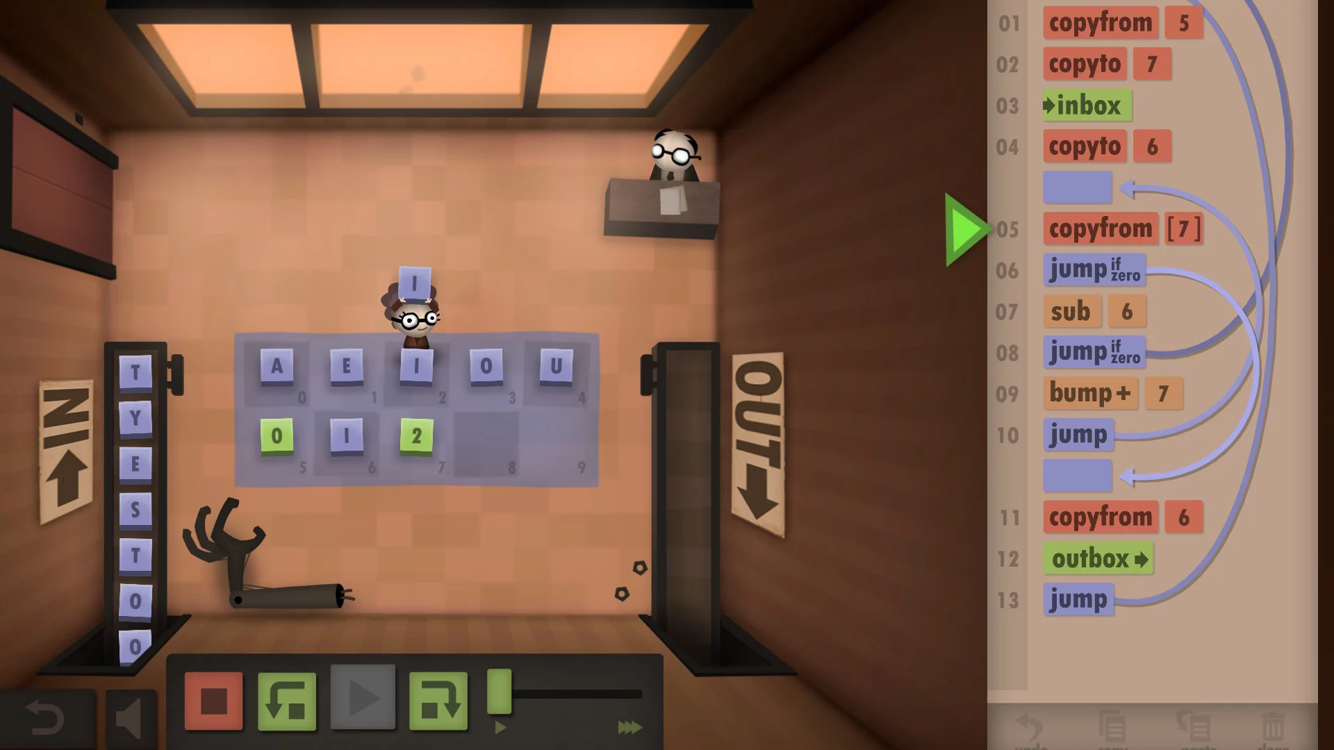 Изображение игры: Human Resource Machine
