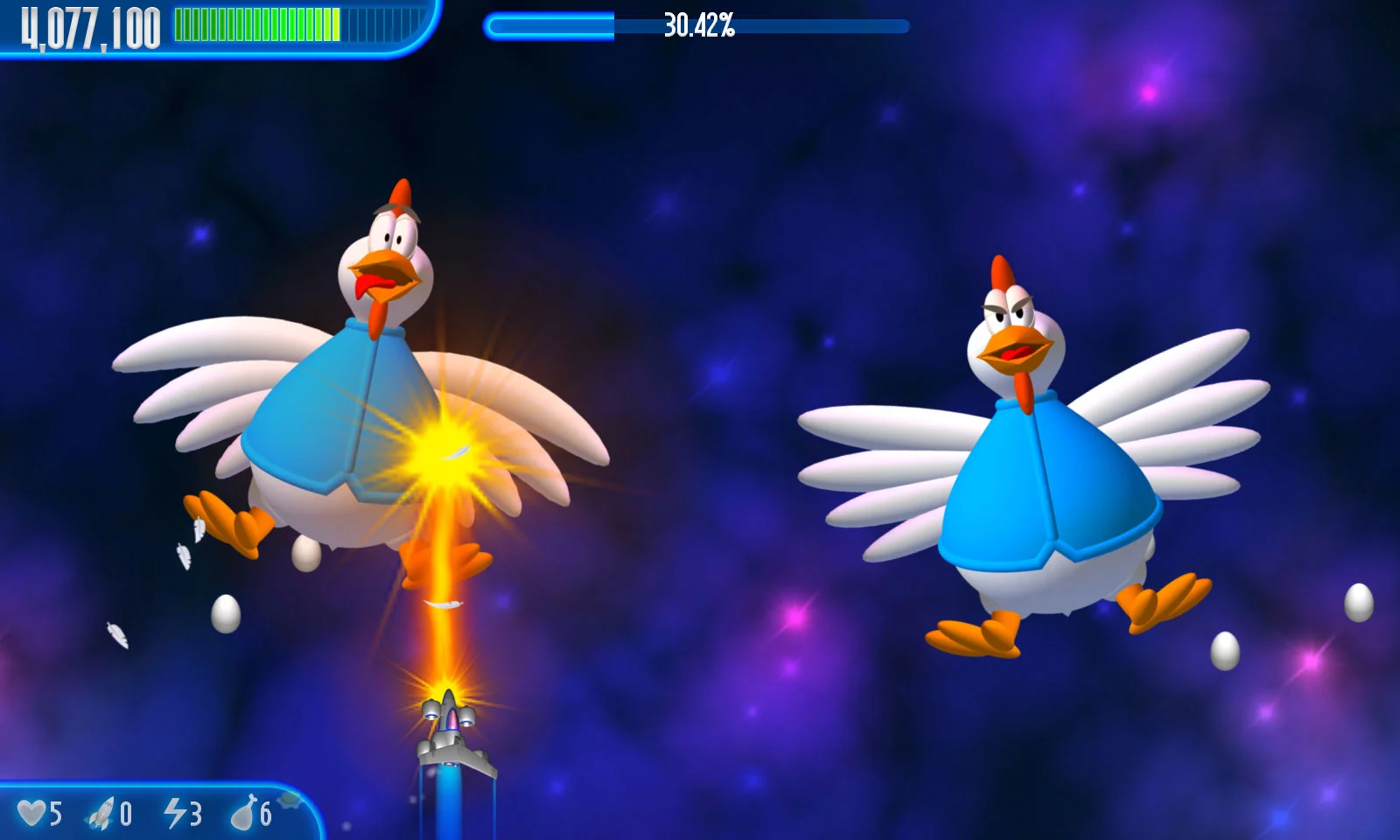 Изображение игры: Chicken Invaders 3