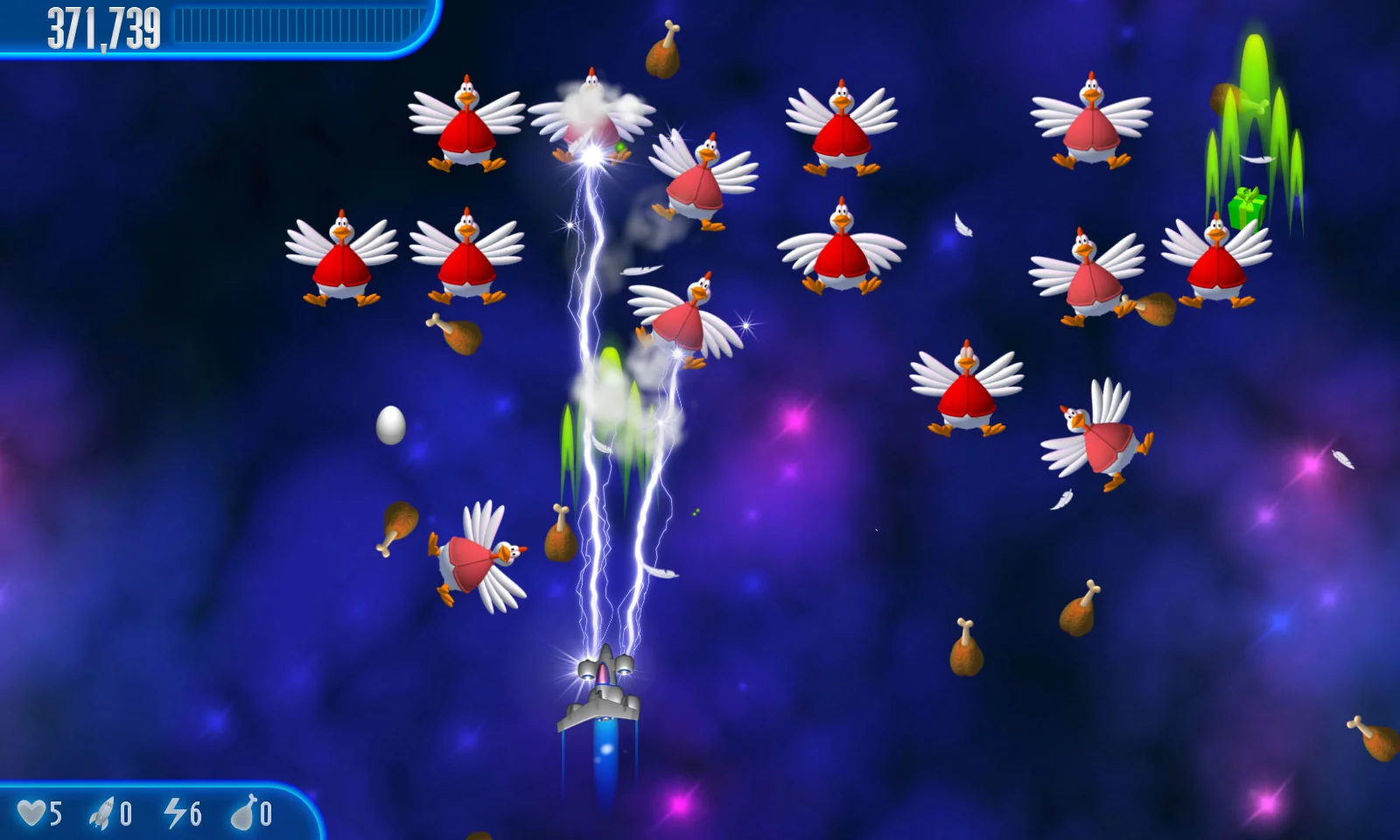 Изображение игры: Chicken Invaders 3