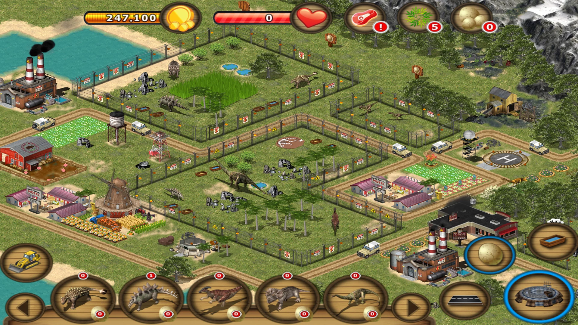 Изображение игры: Jurassic Island: The Dinosaur Zoo