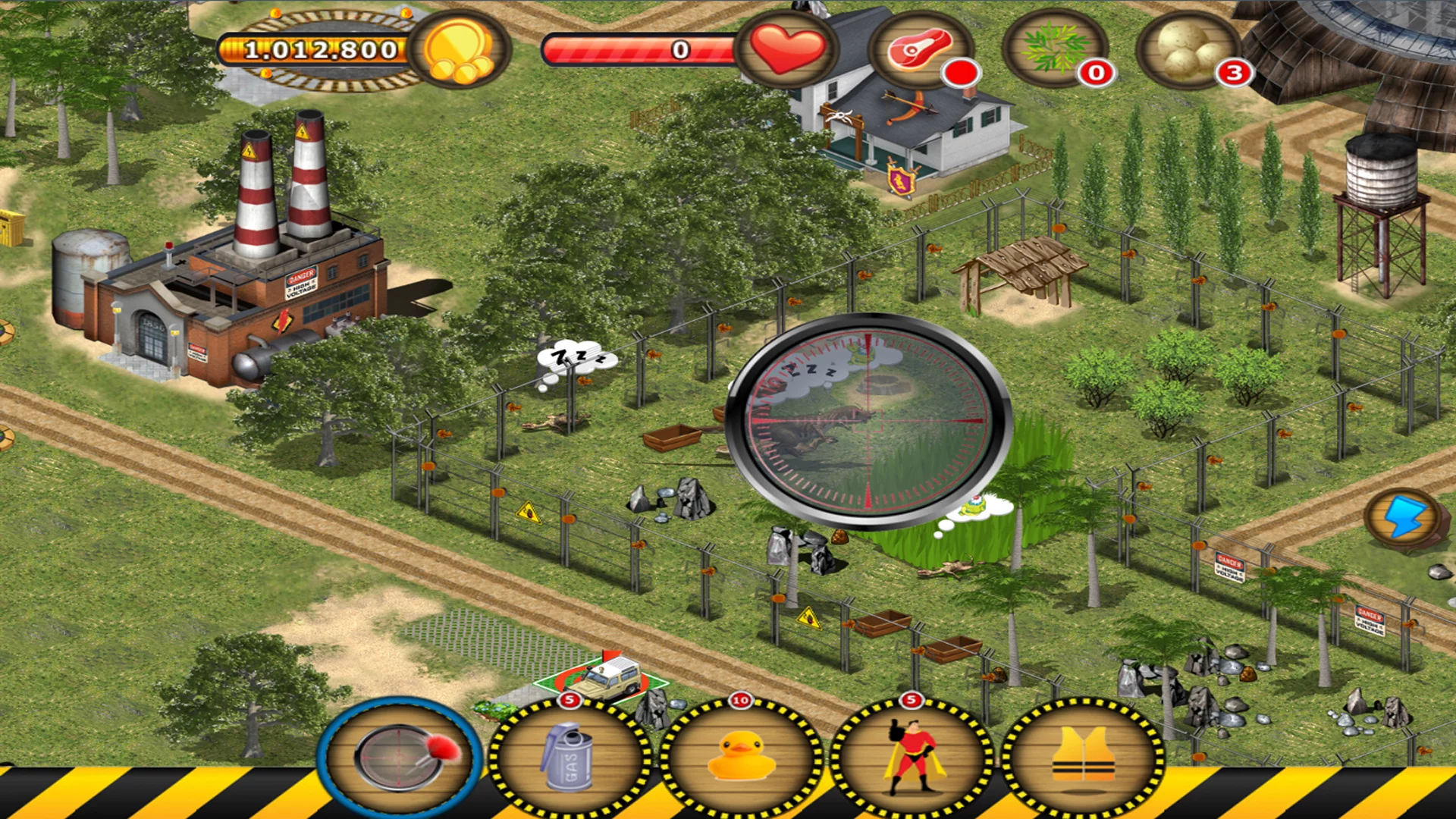 Изображение игры: Jurassic Island: The Dinosaur Zoo