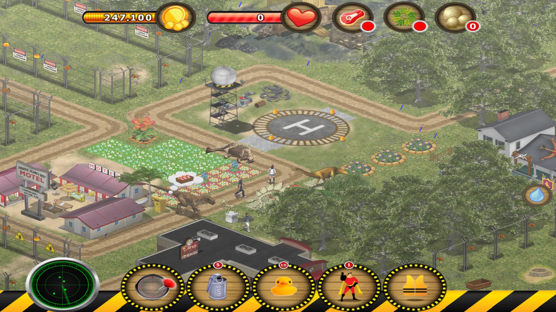 Изображение игры: Jurassic Island: The Dinosaur Zoo