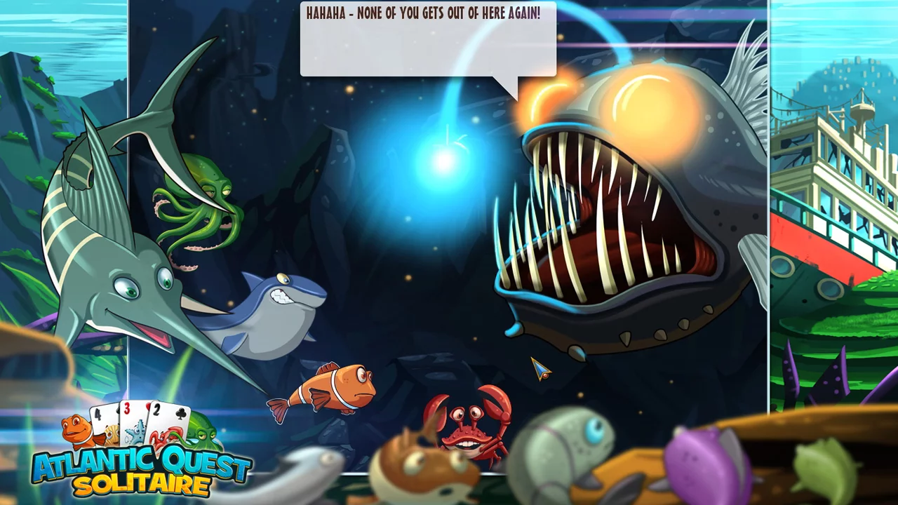 Изображение игры: Atlantic Quest Solitaire