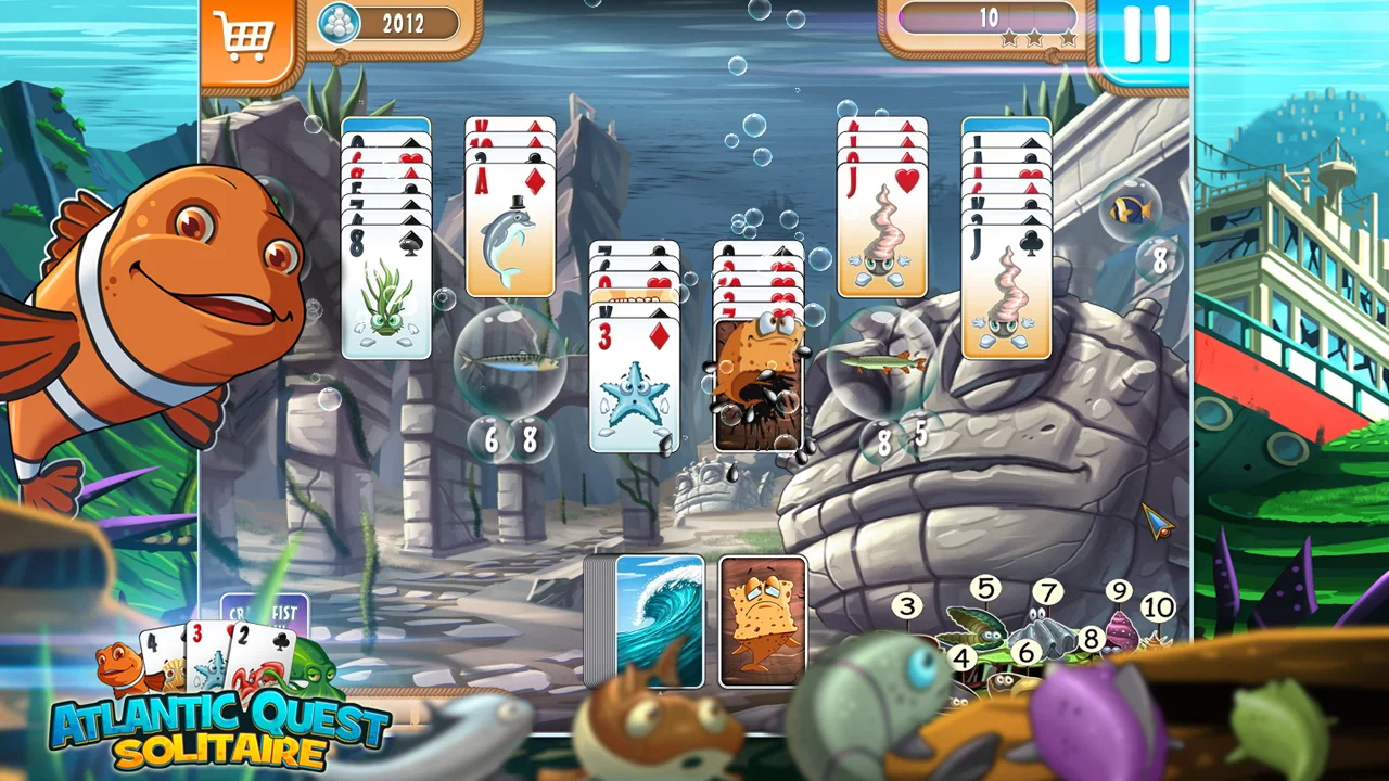 Изображение игры: Atlantic Quest Solitaire