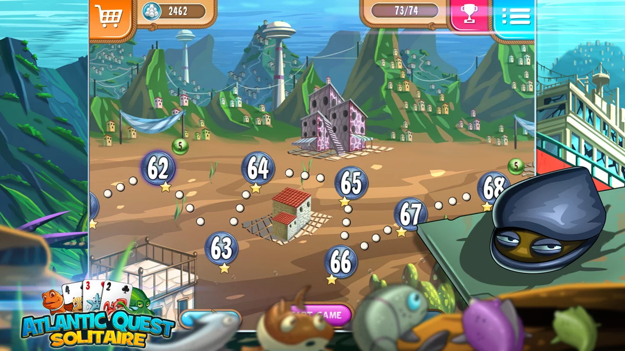 Изображение игры: Atlantic Quest Solitaire
