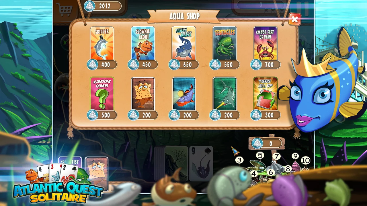 Изображение игры: Atlantic Quest Solitaire