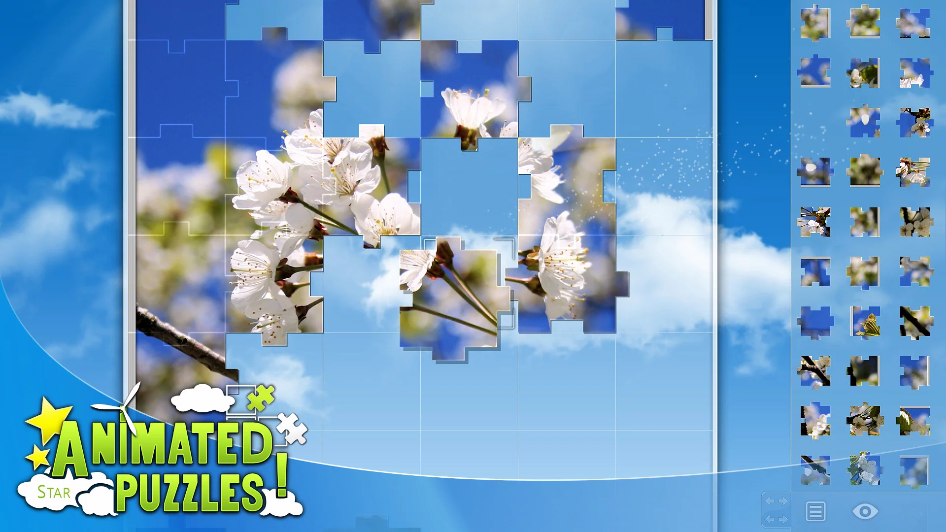 Изображение игры: Animated Puzzles