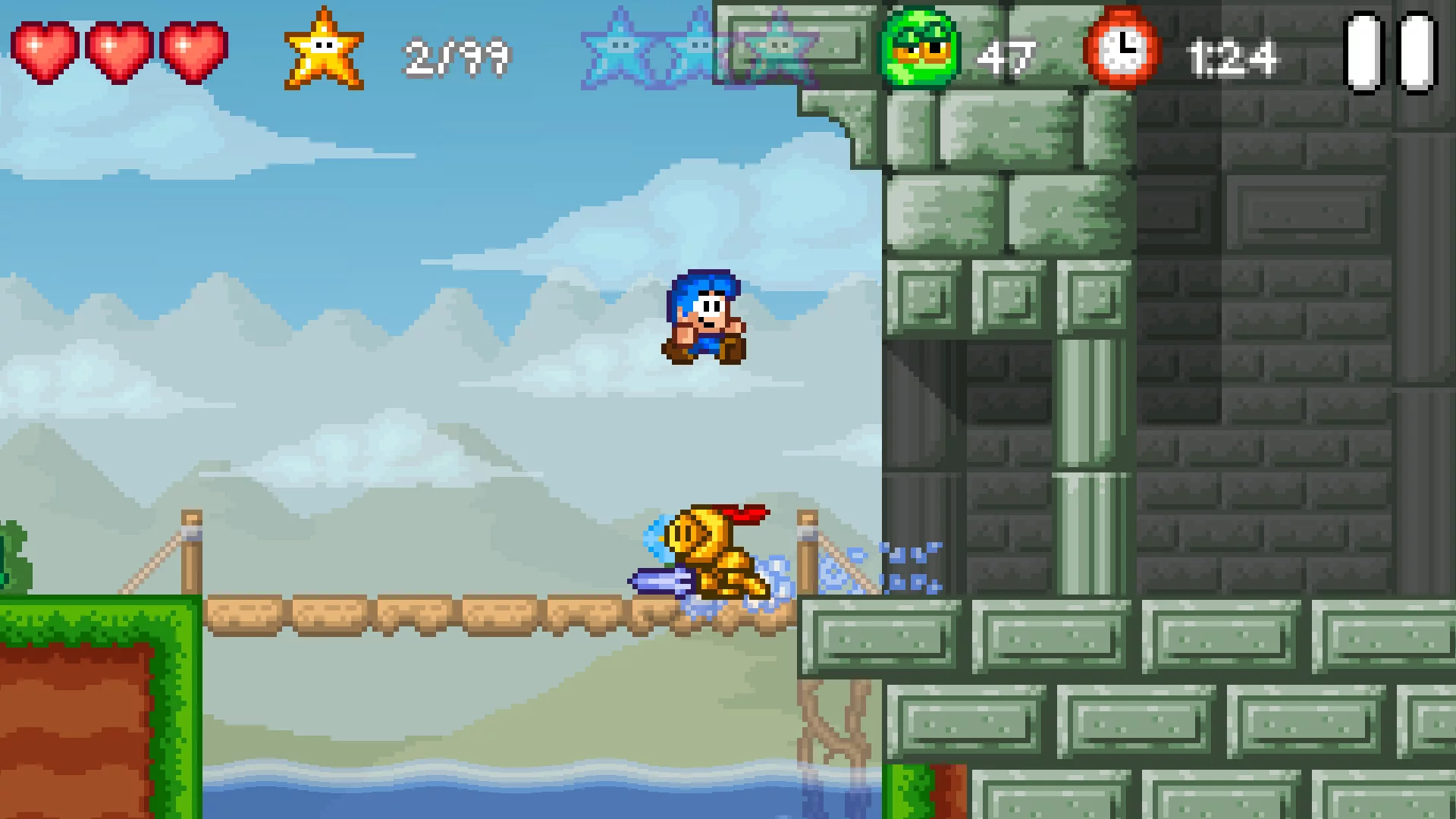 Изображение игры: Bloo Kid 2