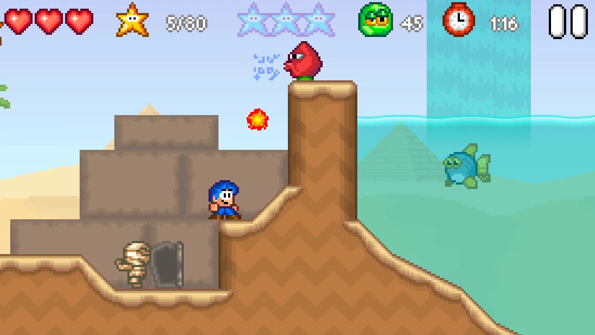 Изображение игры: Bloo Kid 2