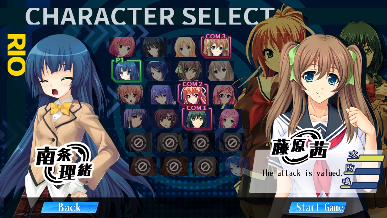Изображение игры: Mahjong Pretty Girls Battle : School Girls Edition