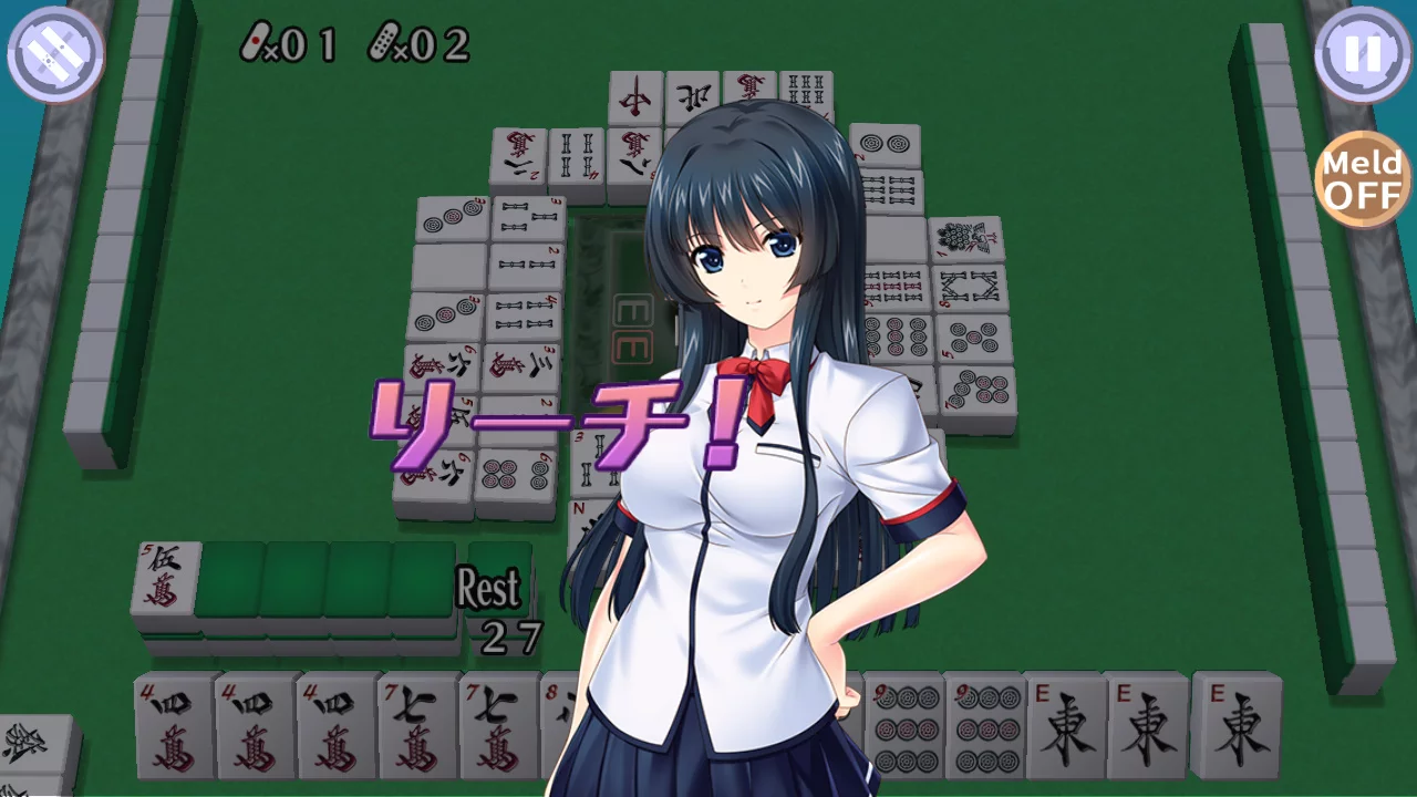 Изображение игры: Mahjong Pretty Girls Battle : School Girls Edition
