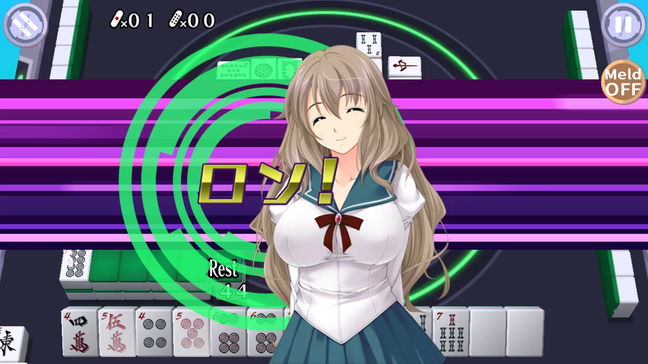 Изображение игры: Mahjong Pretty Girls Battle : School Girls Edition