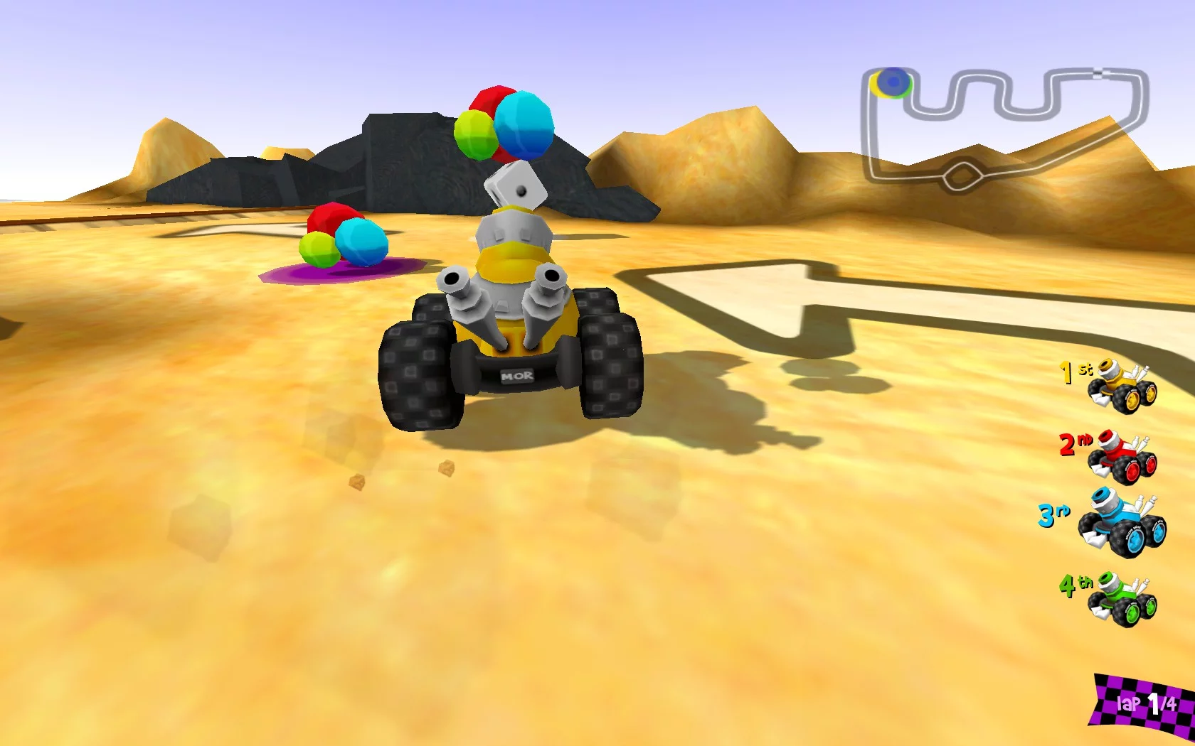 Изображение игры: MiniOne Racing