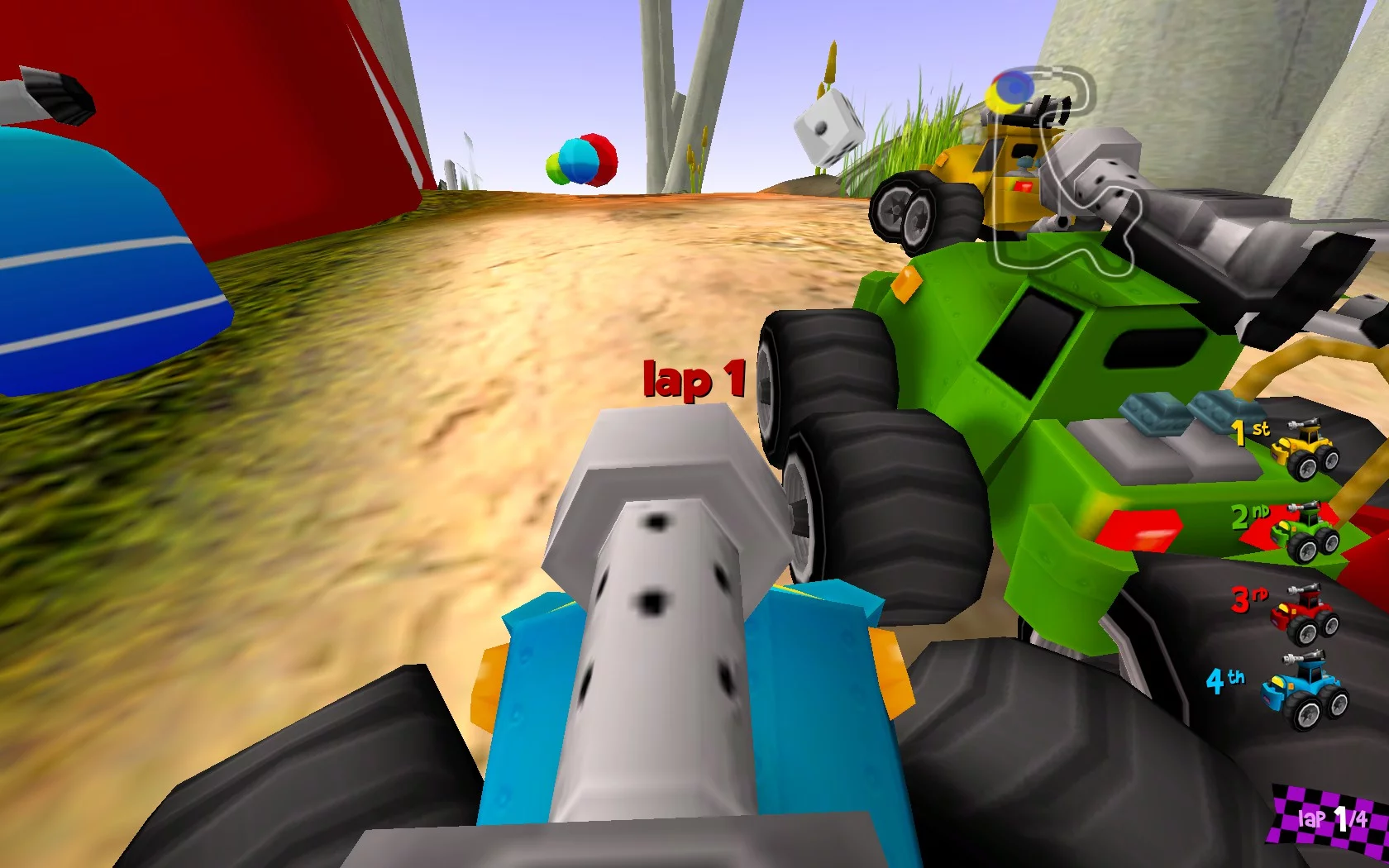 Изображение игры: MiniOne Racing