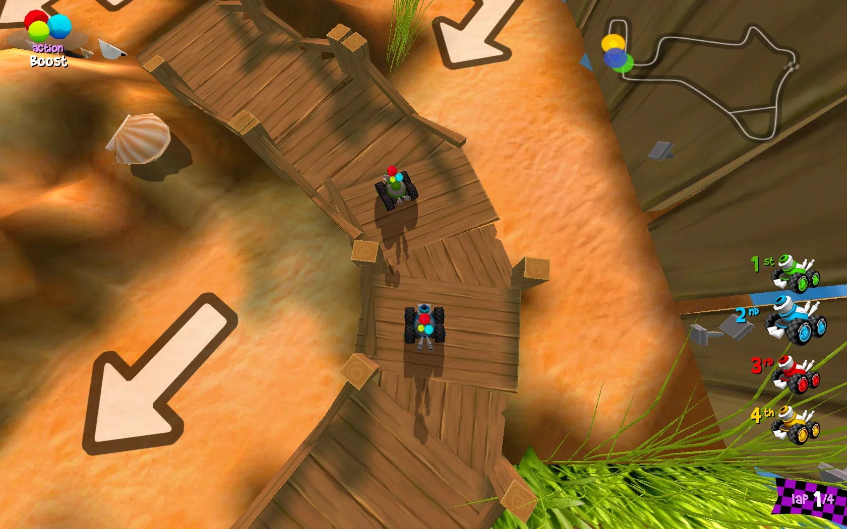 Изображение игры: MiniOne Racing