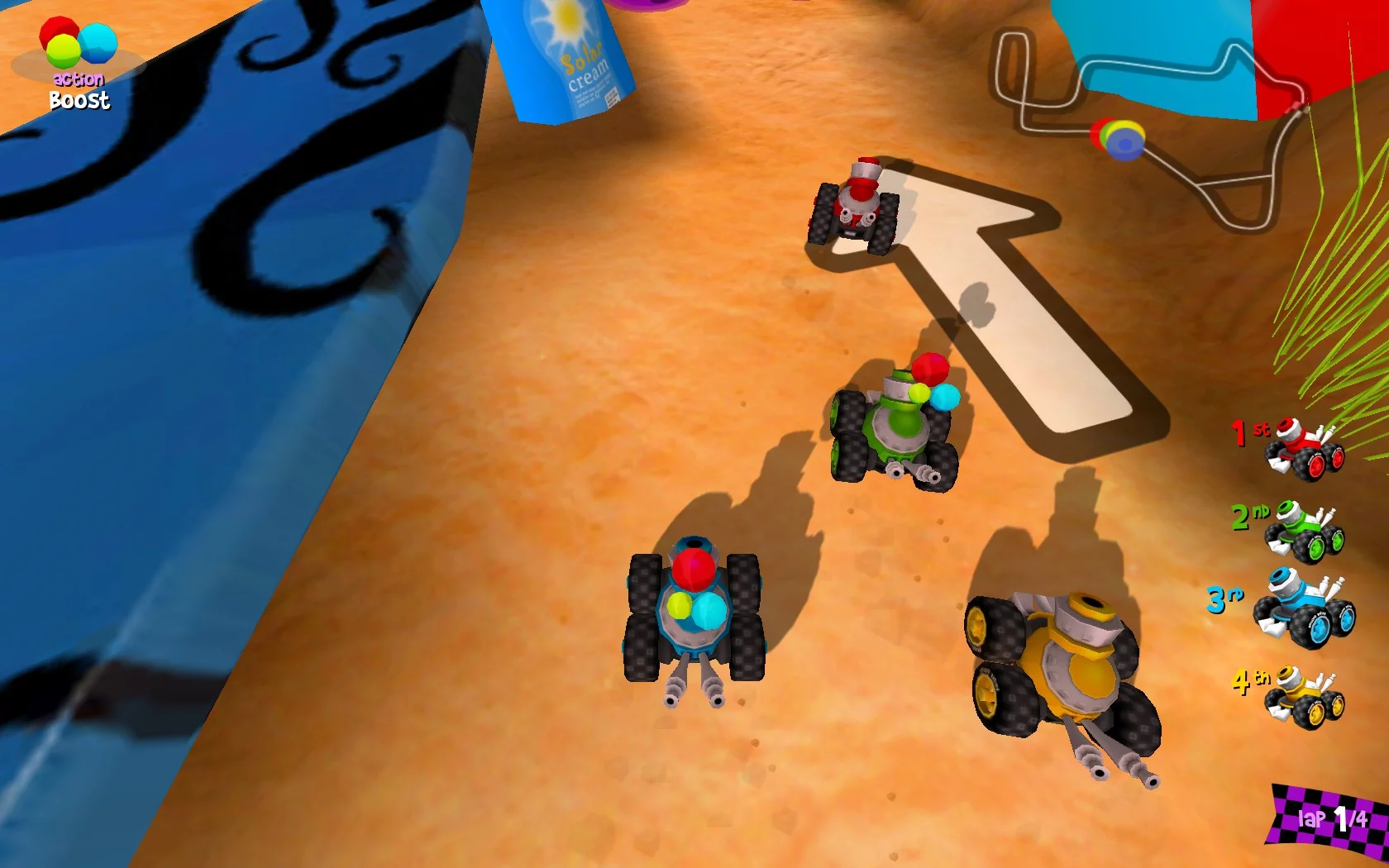 Изображение игры: MiniOne Racing