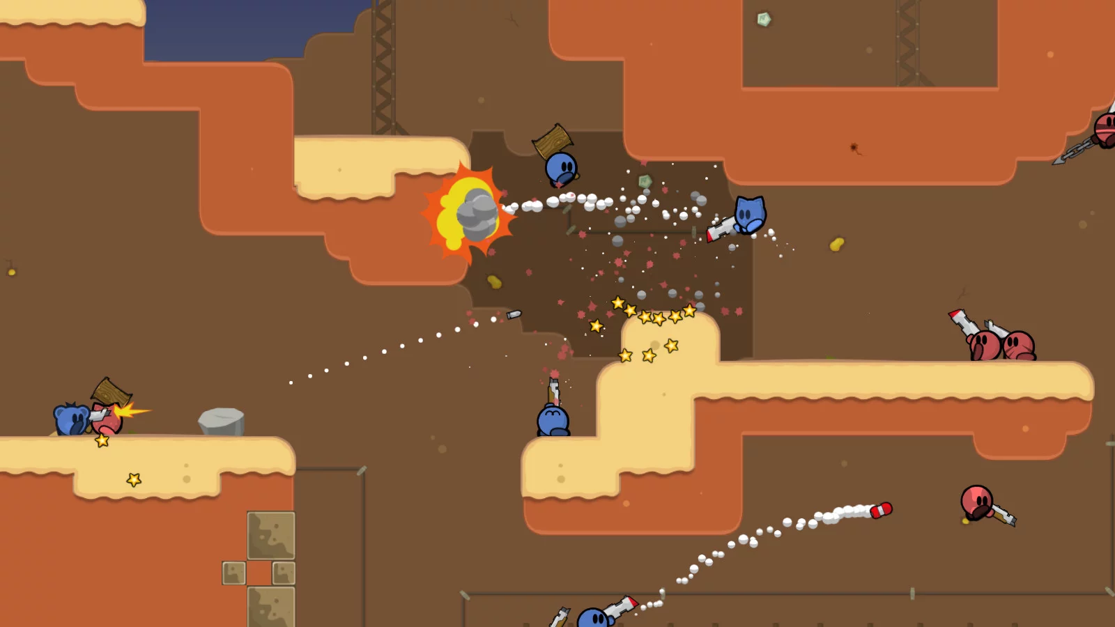 Изображение игры: Teeworlds