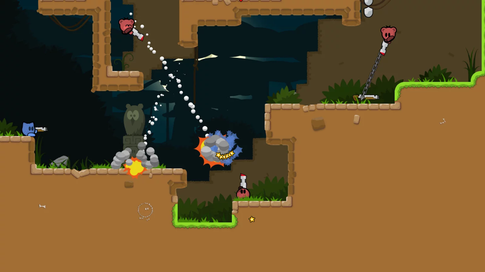 Изображение игры: Teeworlds