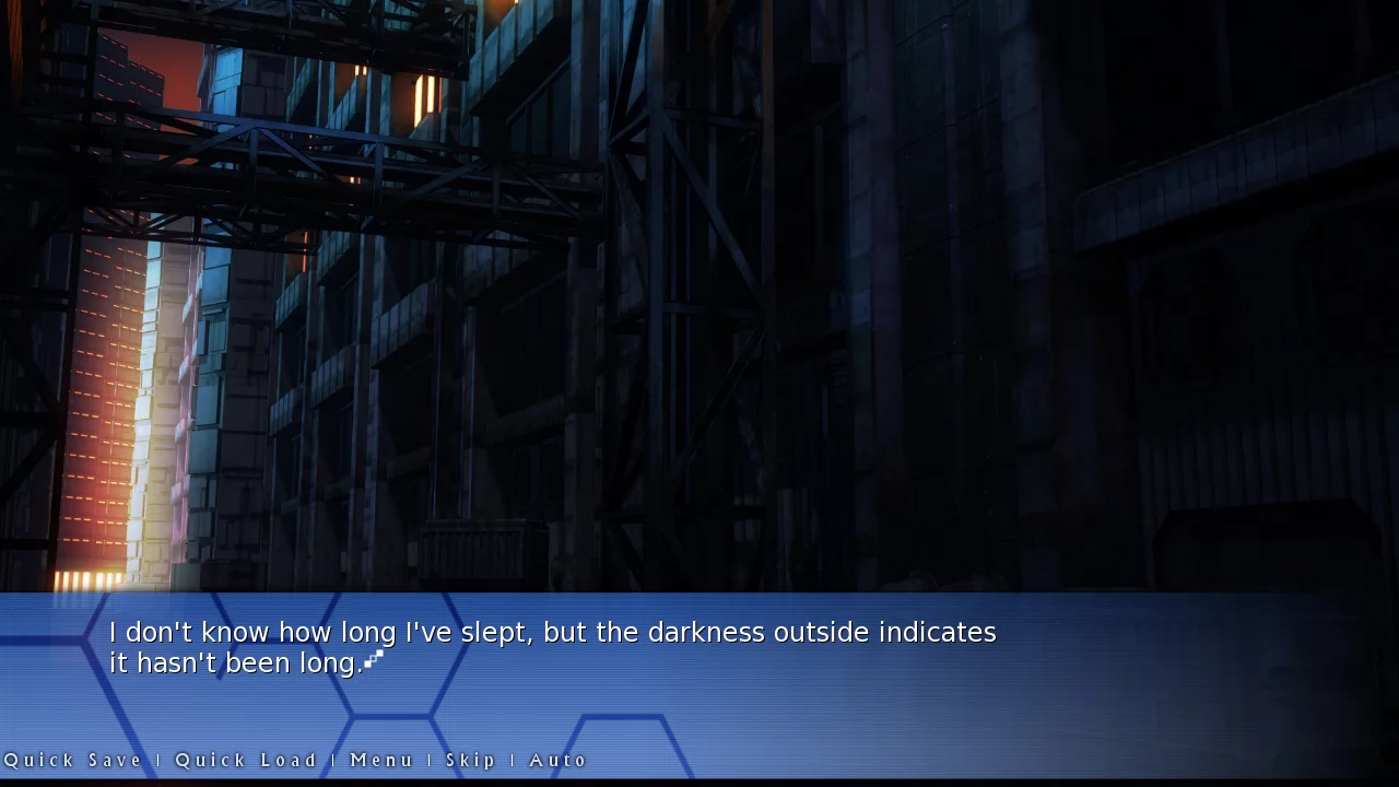 Изображение игры: Orion: A Sci-Fi Visual Novel
