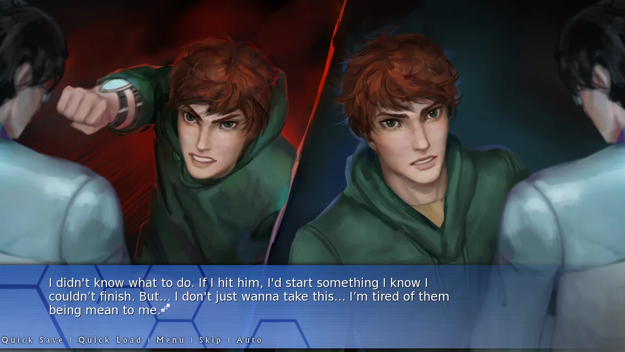 Изображение игры: Orion: A Sci-Fi Visual Novel