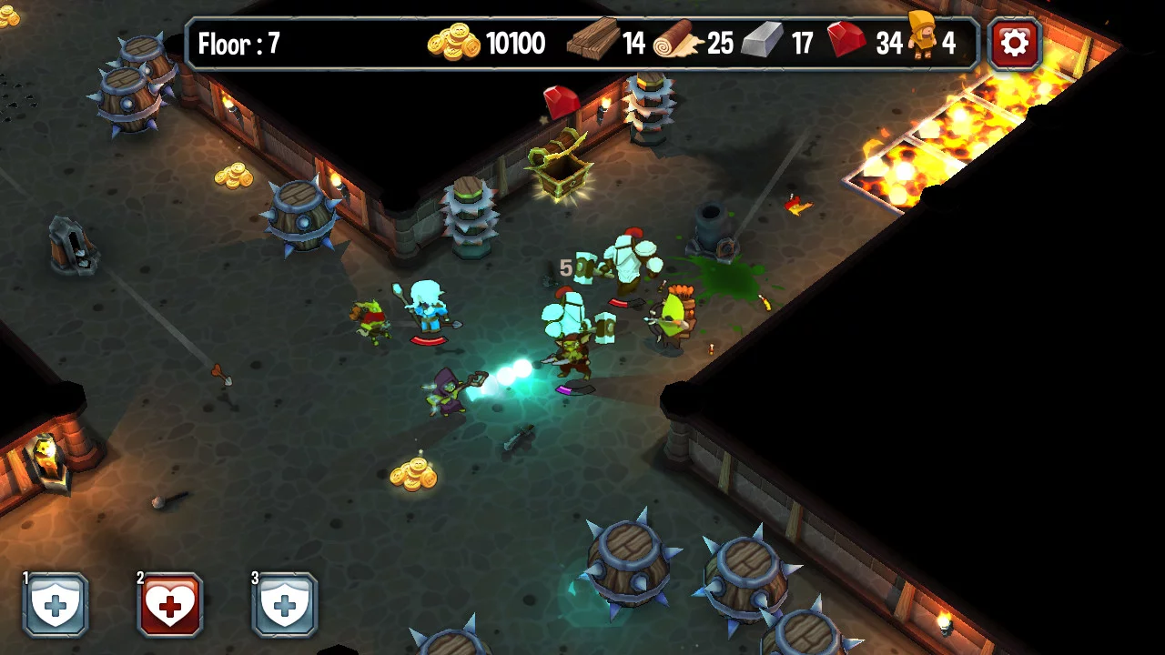 Изображение игры: Super Dungeon Run