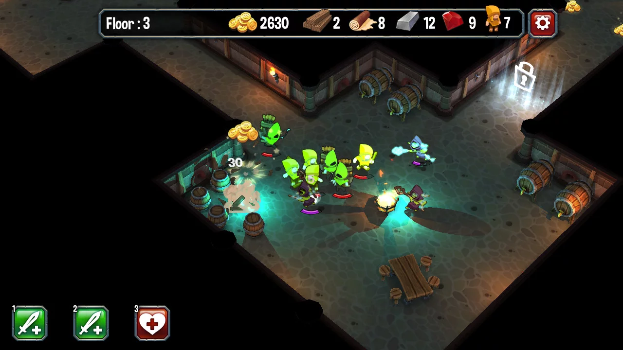 Изображение игры: Super Dungeon Run