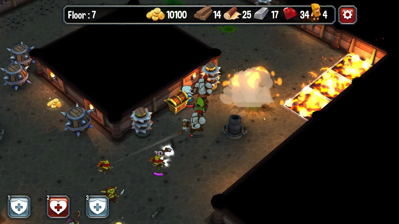 Изображение игры: Super Dungeon Run