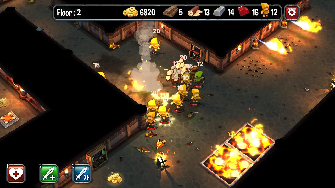 Изображение игры: Super Dungeon Run