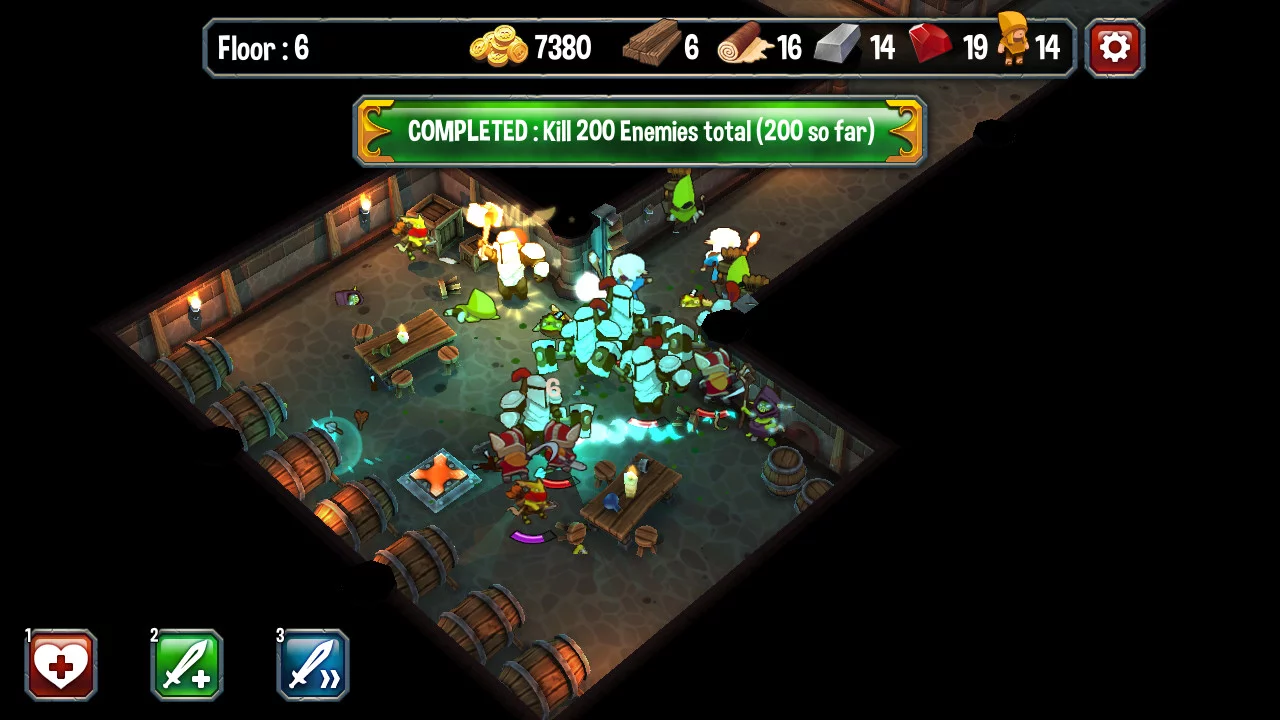 Изображение игры: Super Dungeon Run