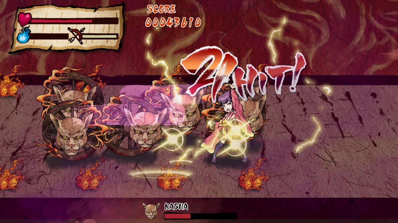 Изображение игры: Princess Kaguya: Legend of the Moon Warrior