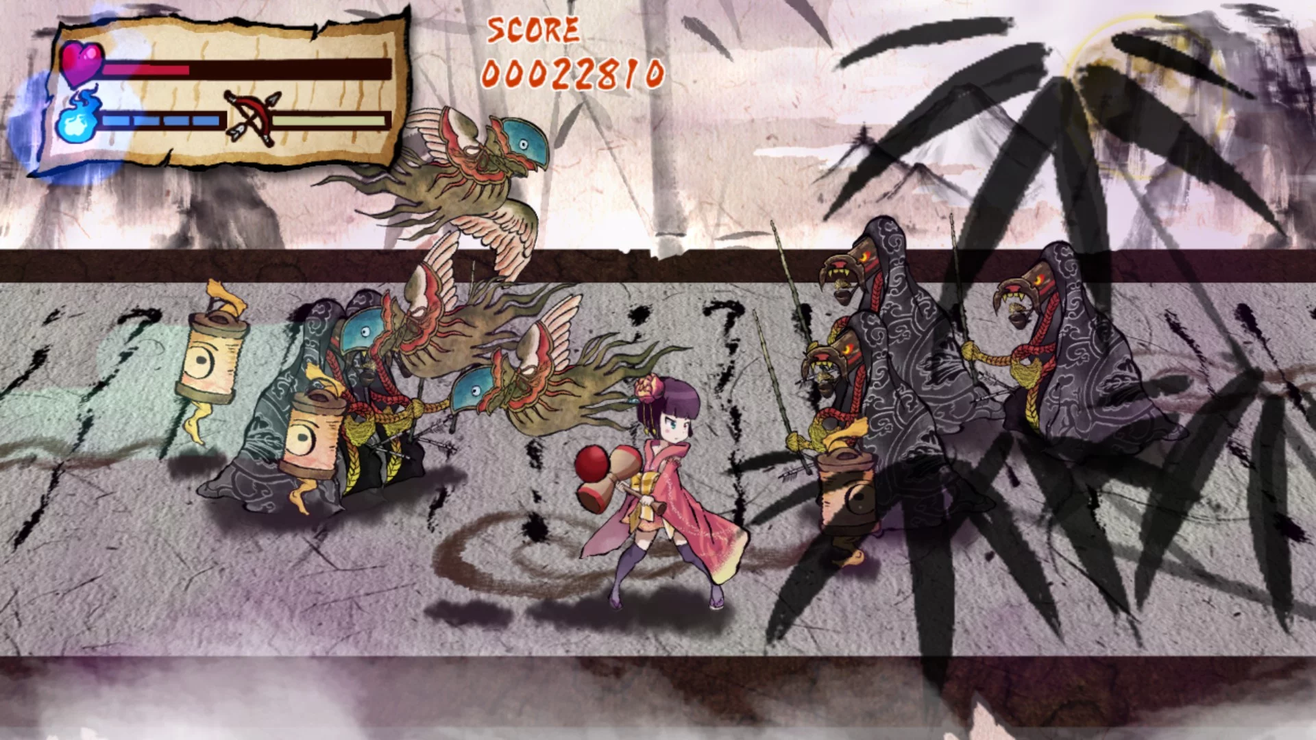 Изображение игры: Princess Kaguya: Legend of the Moon Warrior