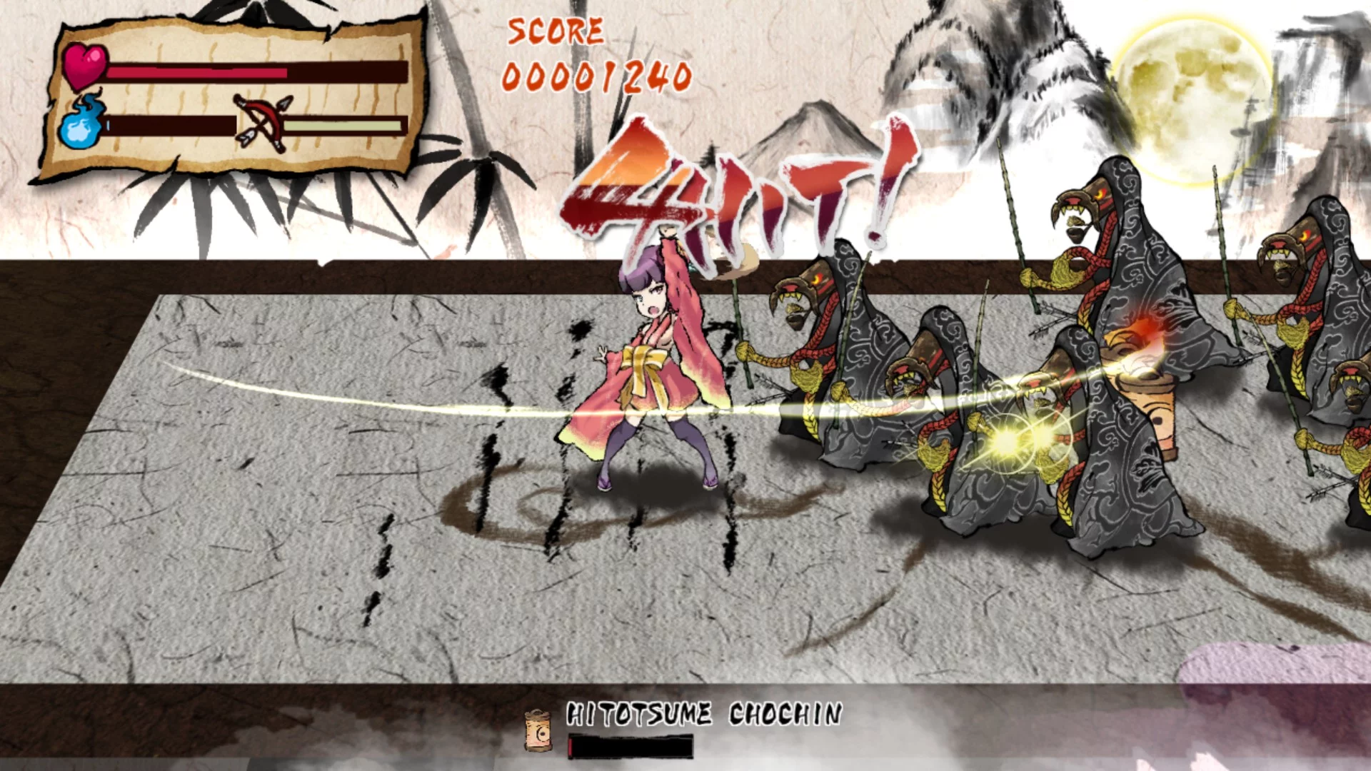 Изображение игры: Princess Kaguya: Legend of the Moon Warrior