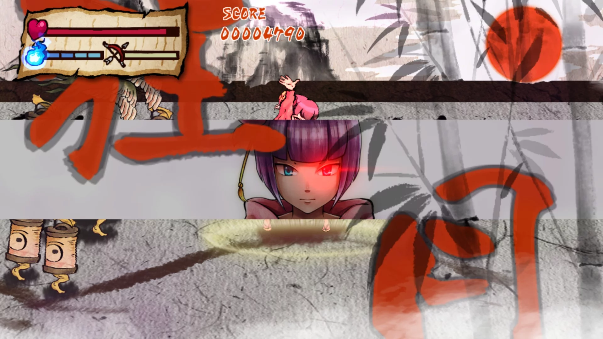 Изображение игры: Princess Kaguya: Legend of the Moon Warrior