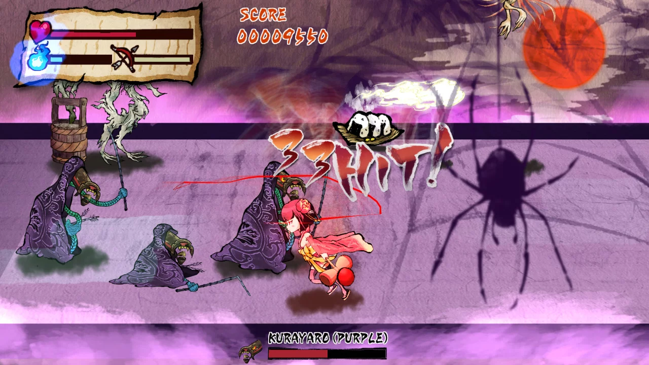 Изображение игры: Princess Kaguya: Legend of the Moon Warrior
