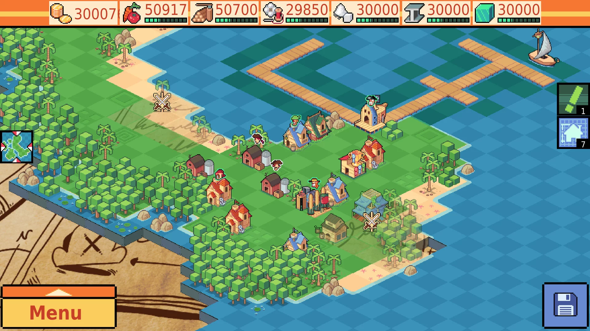 Изображение игры: Swords & Crossbones: An Epic Pirate Story