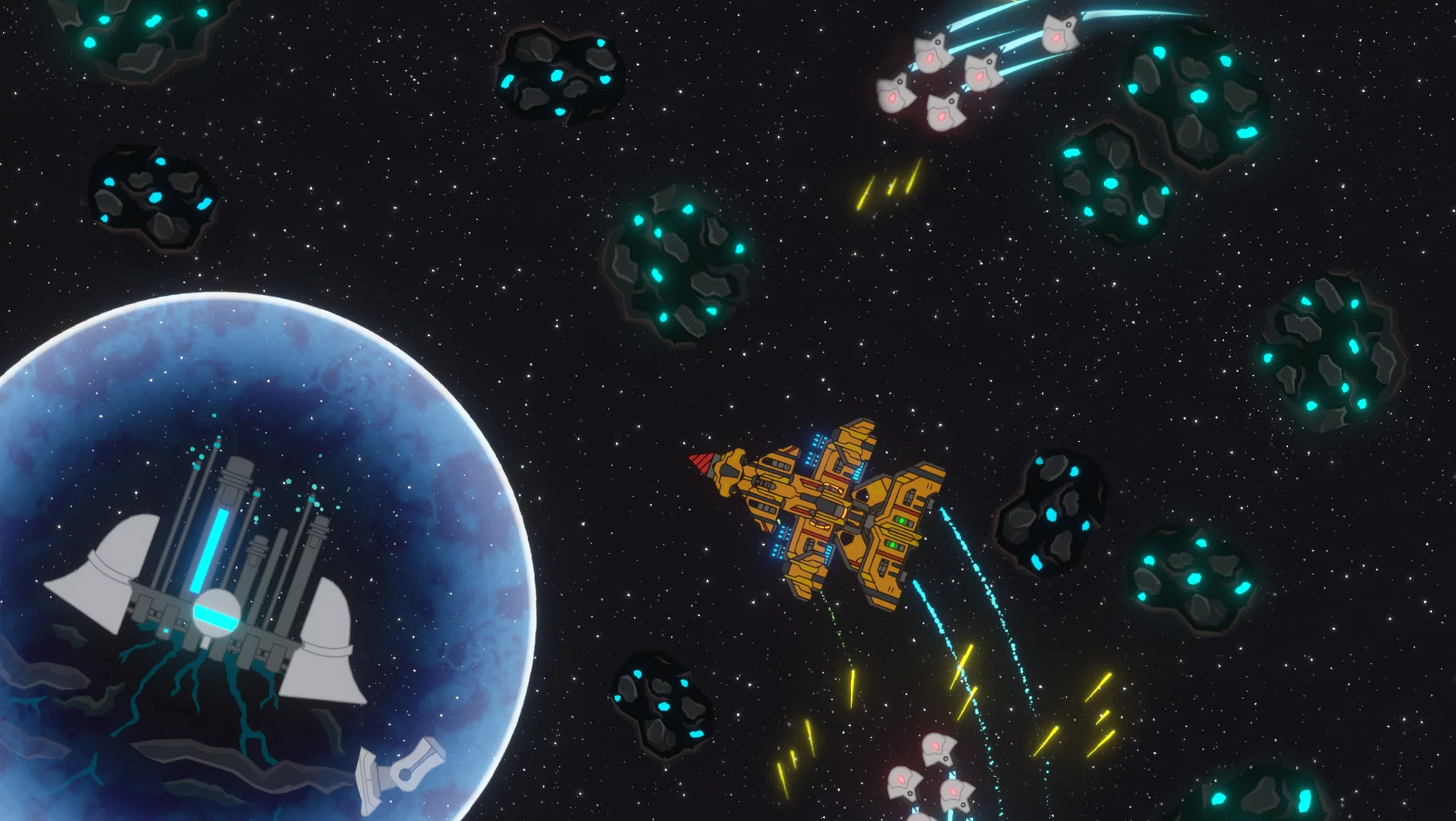 Изображение игры: Nimbatus - The Space Drone Constructor