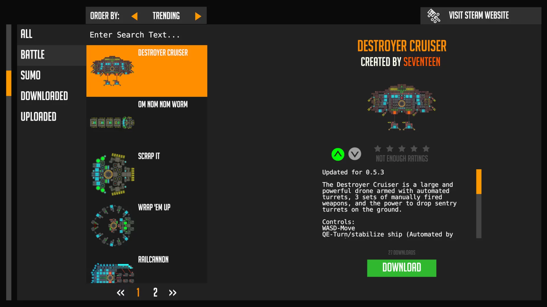 Изображение игры: Nimbatus - The Space Drone Constructor