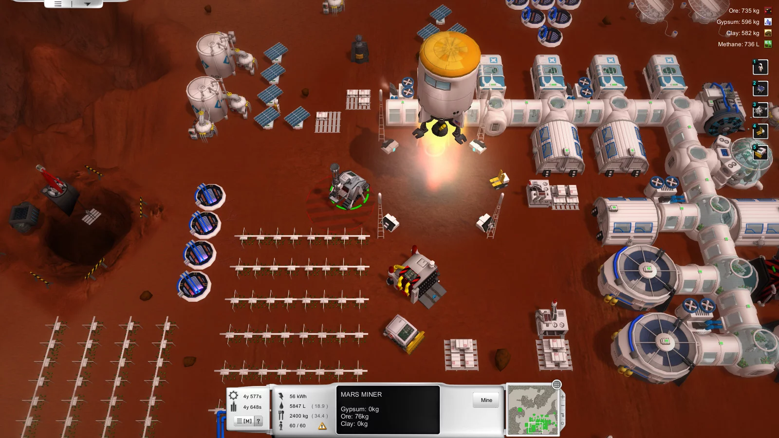Изображение игры: Sol 0: Mars Colonization
